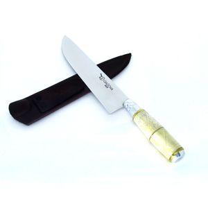 Faca Churrasco E Cozinha Gaúcha 1008Dp 8'' Cabo Osso