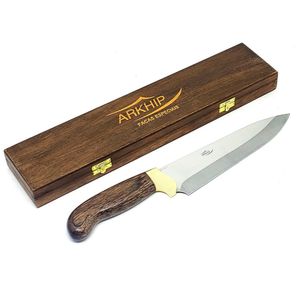 Faca Churrasco E Cozinha Arkhip Chef Suprema 8'' Cabo Arkwood Caixa