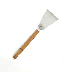 Espátula Churrasco E Cozinha Bianchi 62310/08 8'' Madeira Longa Redonda