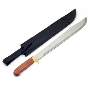 Facão Para Mato Arkhip Pantaneiro 16'' Cabo Madeira Bainha