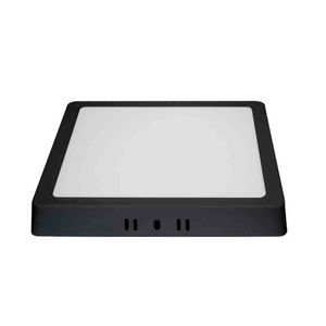 Painel Led 18W Sobrepor Quadrado 3.000K Preto