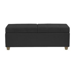 Recamier Bau Paris 1,20M Suede Grafite - Clique Decor