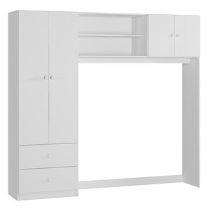 Conjugado Infantil 4 Portas 200 Cm 9250 Branco Plla Branco