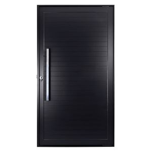 Porta Lambril Pivotante Com Puxador Direita Topsul 220x90cm Esquadrisul Preto