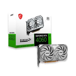Gpu Nv Rtx4060 8gb Gddr6 128bits Ventus 2x Oc White Msi 912-v516-030