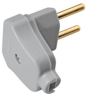 Plugue Angular 2p 10 A 250 V Cinza Tramontina Tramontina