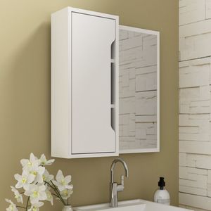 Espelheira Para Banheiro 60x60cm Bn3648 Branco