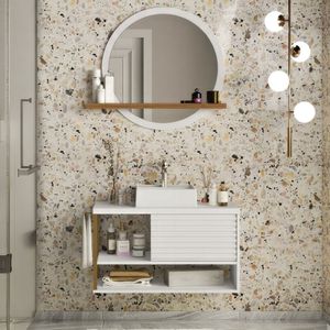Conjunto Para Banheiro Urban Branco/ Itapuã