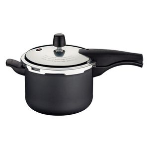 Panela De Pressão Vancouver Alumínio Revestimento Antiaderente Starflon Grafite 20cm 4,5l
