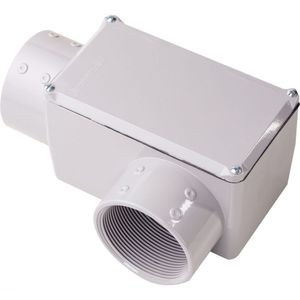Condulete Fixo "ll" 3/4" Com Tampa / Com Rosca Npt / Com Pintura Eletrostática A Pó Tramontina