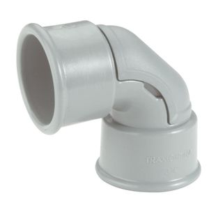 Cotovelo 90° Com Janela Para Inspeção 1/2" Tramontina Cinza Tramontina