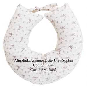 Almofada De Amamentação Ursa Sophia - Percal 150- 100% Algodão