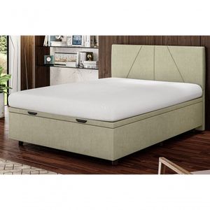 Base Cama Box Baú Casal Veludo Skybox Bege