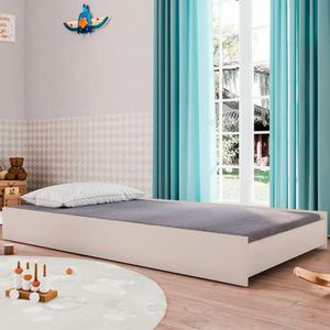 Cama Auxiliar Branco - Móveis Estrela