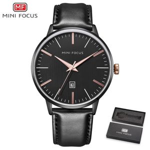 Relógio Masculino Mini Focus Mf0115g-4 à Prova D'água Preto