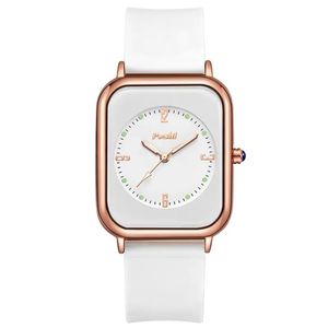 Relógio Feminino Poshi 924 à Prova D'água Branco