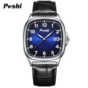 Relógio Masculino Poshi 931 à Prova D'água Azul