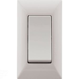 Conjunto Para Móvel 1 Interruptor Simples 6 A Tramontina Aria Branco Tramontina