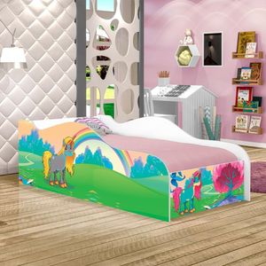 Cama Like Paraiso Unicórnio Solteiro Com Colchão