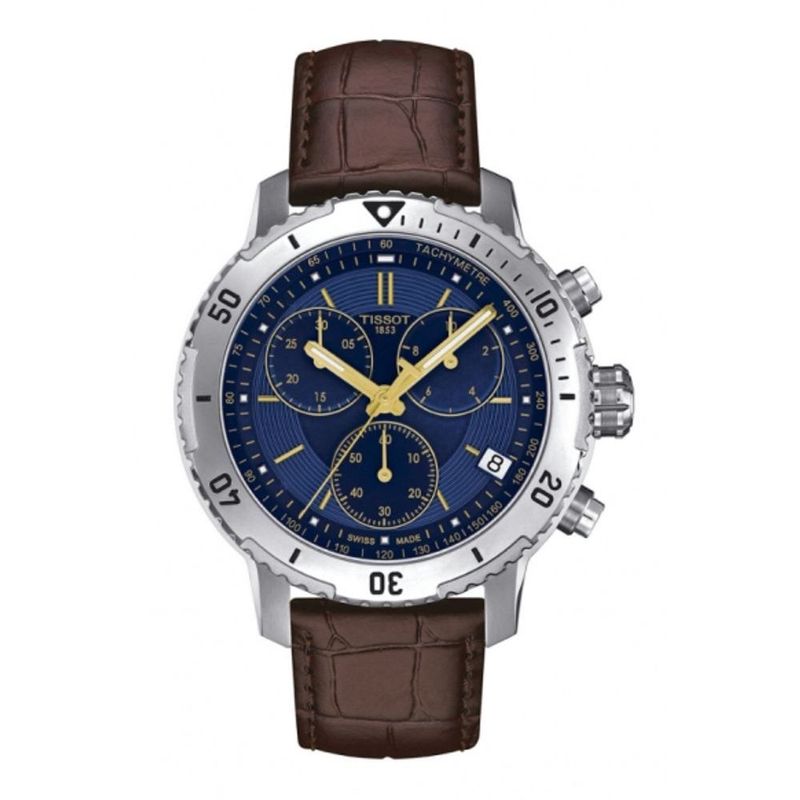 Rel gio Tissot Prs 200 Cron grafo Azul T067.417.16.041.00