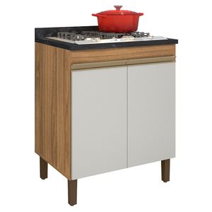 Balcão Cooktop 70cm Nature Off White