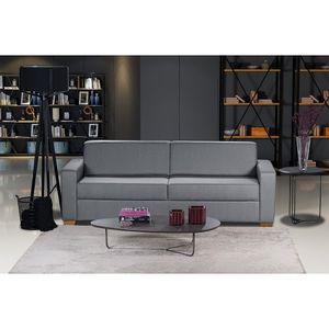 Sofá Living Com 3 Lugares 2.00M Linho Corriente Cinza