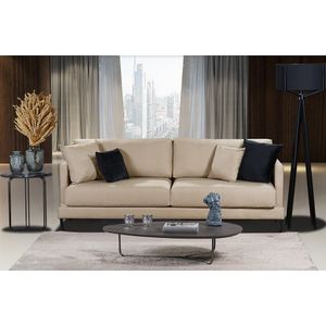 Sofá São Luiz Living 4 Lugares 2.20 Mt Linho Corriente Bege