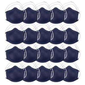 Mascara de Proteção Semifacial Gallant com Clipe 20 Unidades Azul MFG-3001