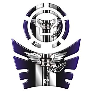 Kit Adesivo Protetor Tanque E Bocal Moto Honda Acima 2018 Azul Azul