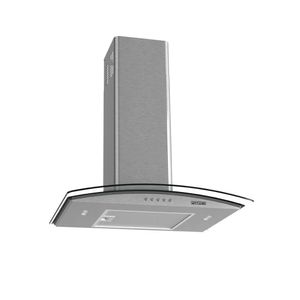 Coifa de Parede Kromanox Clean Fogatti Vidro Curvo 60CM Inox 127V 46000160