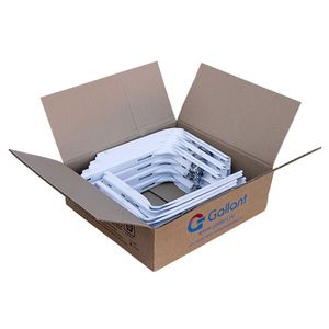 Caixa 16 Pares Suporte Split Gallant 500mm Barril Estampado Branco