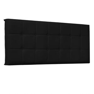 Cabeceira Painel Solteiro 0,90m Verona Corano Preto