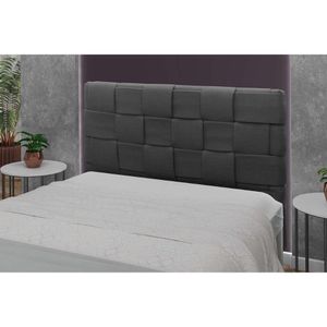 Cabeceira Cama Box Estofada King Ravena Plus King 195 Chumbo - Simbal