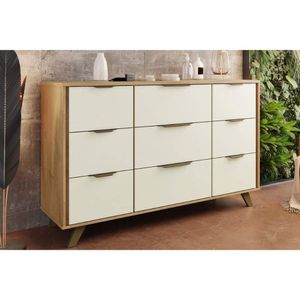 Buffet De Sala Jantar Olimpia 9 Gavetas Amêndoa-off White - Europa