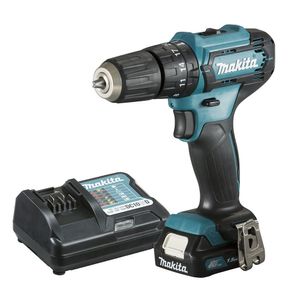 Parafusadeira Furadeira de Impacto a Bateria 12V com Carregador e Bateria Makita Bivolt HP333DWYX3