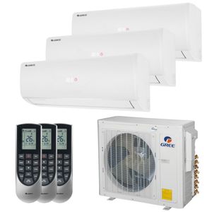 Ar Condicionado Multi Split Inverter Tri Split Gree 30000 BTUs (3x9000) Q/F 220V GWHD30ND3GO