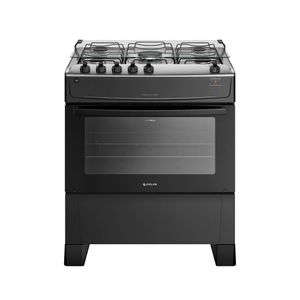 Fogão Atlas Monaco Top 5 Bocas Preto 300001641 Bivolt