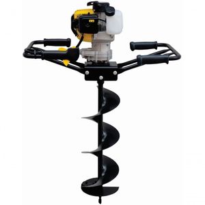Perfurador De Solo 52Cc 2T Broca 200Mm Duplo Botão Stop