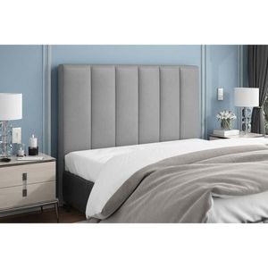Cabeceira Cama Box Estofada Casal Casal Cintra Plus Chumbo - Simbal
