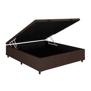 Cama Box Baú Casal Universal Courano Brown (138x188x35) - Costa Rica