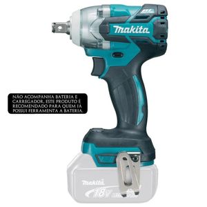 Chave De Impacto Dtw300z 18v Enc. 1|2" (sem Bateria E Carregador) Makita