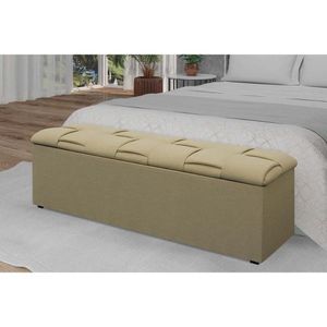 Recamier Calçadeira Calçadeira Ravena Casal 140 Casal Cor Creme Simbal