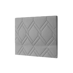 Painel De Cama Box Estofada Solteiro Lima Plus Chumbo - Simbal