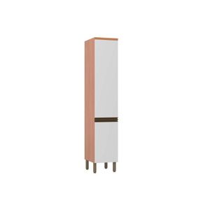 Paneleiro De Cozinha Modulado Macadâmia 40cm 2 Portas Freijo/branco - Telasul