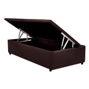 Cama Box Baú Solteiro Universal Courano Brown (88x188x35) - Costa Rica