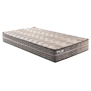 Colchão Solteiro Espuma D45 Pasquale Plus Euro Pillow Gray (78x188x25) - Paropas