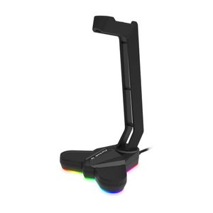Suporte Para Headset Vickers Rgb Fortrek G Preto Preto