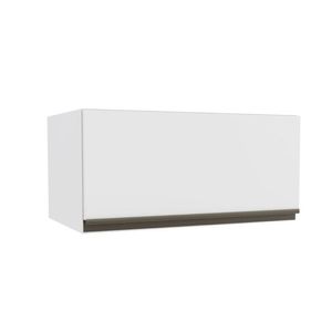 Armário De Geladeira P/ Cozinha Maxxi G C/ Porta Basculante cm Polipropileno Branco