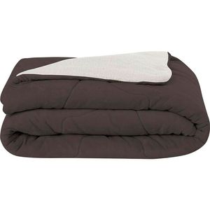 Edredom Tecebem Solteiro Confort Plus Sherpa 170mx240m Marrom