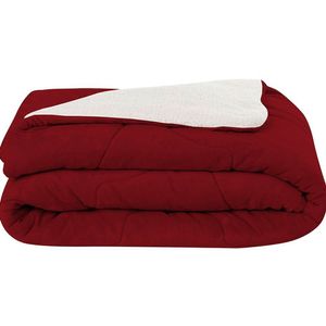 Edredom Tecebem King Confort Plus Sherpa 240mx280m Vermelho